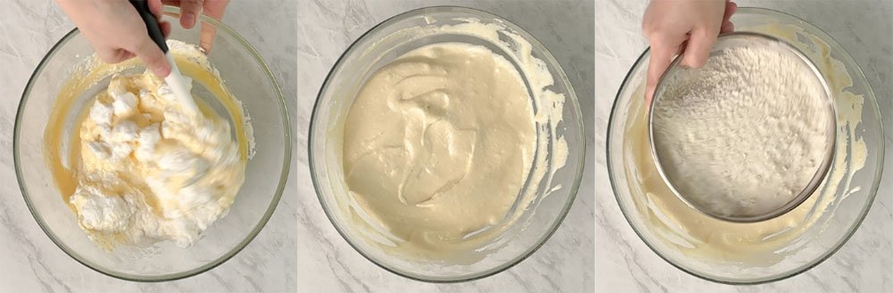 Visão do passo a passo da receita