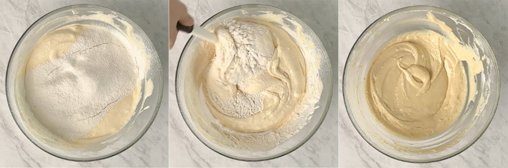 Visão do passo a passo da receita
