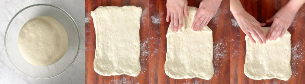 Visão do passo a passo da receita