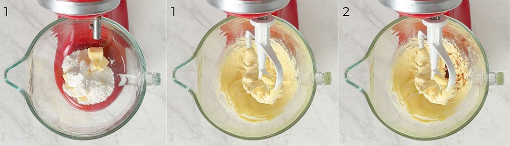 Visão do passo a passo da receita
