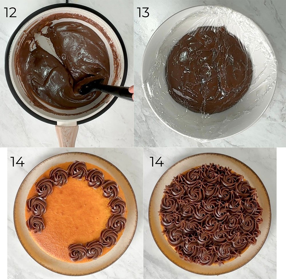 Visão do passo a passo da receita