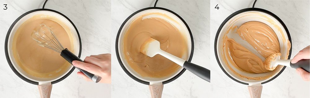 Visão do passo a passo da receita