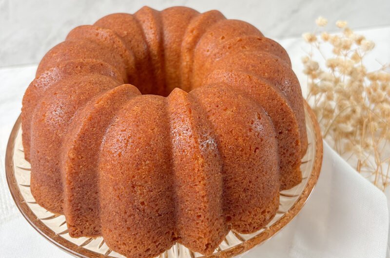 Bolo Bundt Clássico de Baunilha