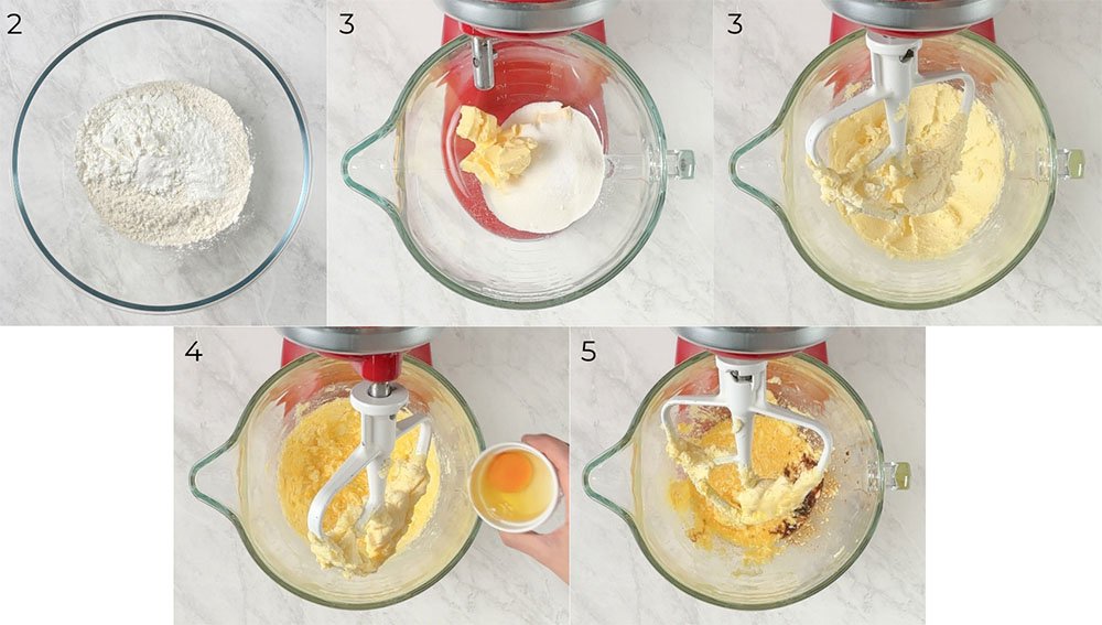 Visão do passo a passo da receita