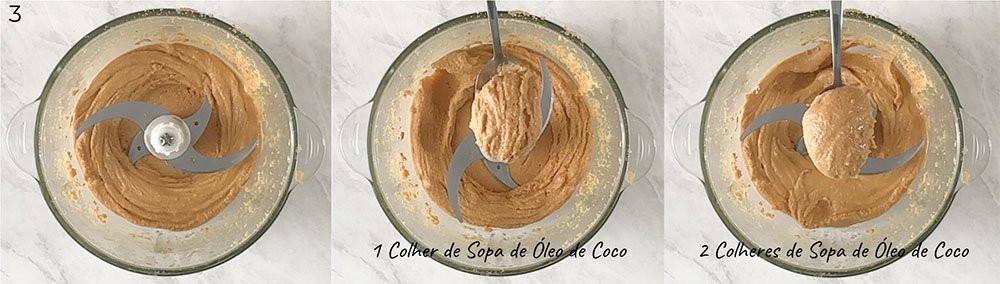 Visão do passo a passo da receita