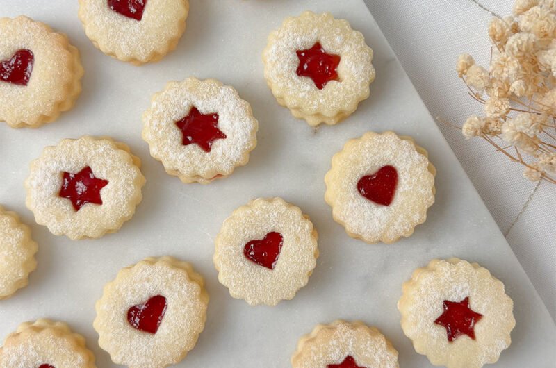 Biscoito Amanteigado com Geleia
