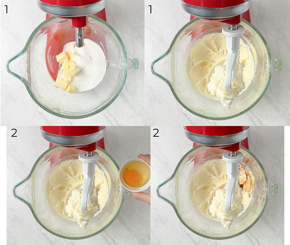 Visão do passo a passo da receita
