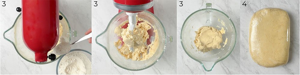 Visão do passo a passo da receita